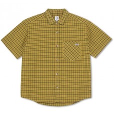 Camisa Manga Corta Polar Mitchell Shirt Twill Amarilla